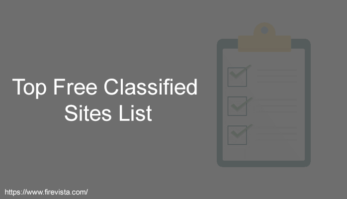 Top Free Classified Sites List