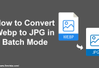 How to Convert WebP to JPG in Batch Mode