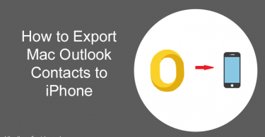 export Mac Outlook contacts to iPhone