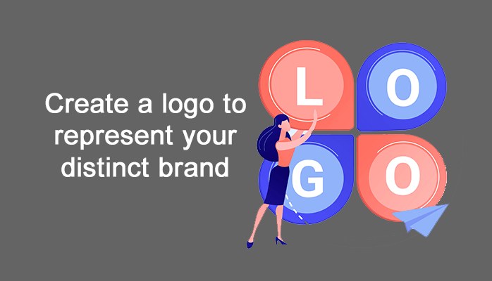 Create a logo to represent your distinct brand