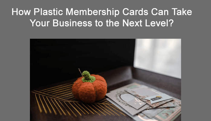 plastic membership cards
